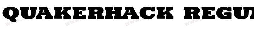 Quakerhack Regular字体转换